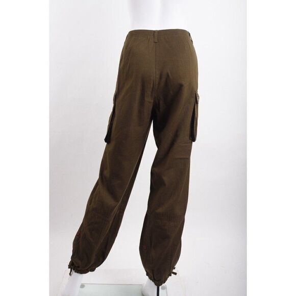 Vintage Johnny Was Womens 2PC Oversized Army Field Jacket L Cargo Joggers Sz 6 - Picture 5 of 12